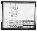 Manufacturer's drawing for Boeing Aircraft Corporation B-17 Flying Fortress. Drawing number 1-16079