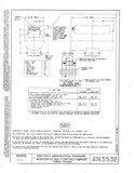 Manufacturer's drawing for Generic Parts - Aviation General Manuals. Drawing number AN3532