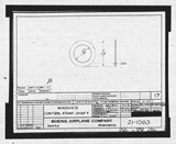 Manufacturer's drawing for Boeing Aircraft Corporation B-17 Flying Fortress. Drawing number 21-1563