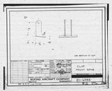 Manufacturer's drawing for Boeing Aircraft Corporation B-17 Flying Fortress. Drawing number 21-6382