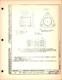 Manufacturer's drawing for Generic Parts - Aviation Standards. Drawing number an4038