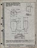 Manufacturer's drawing for Generic Parts - Aviation Standards. Drawing number and10216