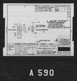 Manufacturer's drawing for North American Aviation B-25 Mitchell Bomber. Drawing number 62A-33641