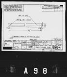 Manufacturer's drawing for Lockheed Corporation P-38 Lightning. Drawing number 193194