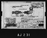 Manufacturer's drawing for North American Aviation B-25 Mitchell Bomber. Drawing number 108-543184