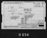 Manufacturer's drawing for North American Aviation B-25 Mitchell Bomber. Drawing number 98-73550