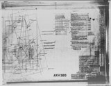 Manufacturer's drawing for Chance Vought F4U Corsair. Drawing number 40601