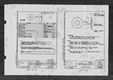 Manufacturer's drawing for North American Aviation B-25 Mitchell Bomber. Drawing number 2W1 2W2