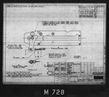 Manufacturer's drawing for North American Aviation B-25 Mitchell Bomber. Drawing number 98-61354