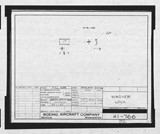 Manufacturer's drawing for Boeing Aircraft Corporation B-17 Flying Fortress. Drawing number 41-766