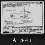 Manufacturer's drawing for Lockheed Corporation P-38 Lightning. Drawing number 197128