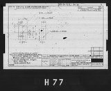 Manufacturer's drawing for North American Aviation B-25 Mitchell Bomber. Drawing number 98-54729