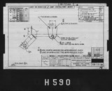 Manufacturer's drawing for North American Aviation B-25 Mitchell Bomber. Drawing number 98-72144