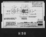 Manufacturer's drawing for North American Aviation B-25 Mitchell Bomber. Drawing number 98-58153
