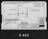 Manufacturer's drawing for North American Aviation B-25 Mitchell Bomber. Drawing number 98-61365