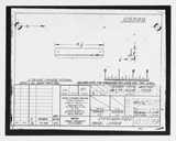Manufacturer's drawing for Beechcraft AT-10 Wichita - Private. Drawing number 105599