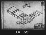 Manufacturer's drawing for Chance Vought F4U Corsair. Drawing number 18519