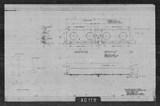 Manufacturer's drawing for North American Aviation B-25 Mitchell Bomber. Drawing number 98-531591
