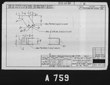 Manufacturer's drawing for North American Aviation P-51 Mustang. Drawing number 102-34188