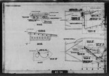 Manufacturer's drawing for North American Aviation B-25 Mitchell Bomber. Drawing number 98-58004