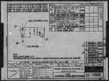 Manufacturer's drawing for North American Aviation B-25 Mitchell Bomber. Drawing number 62-73042