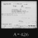 Manufacturer's drawing for Vultee Aircraft Corporation BT-13 Valiant. Drawing number 74-76145