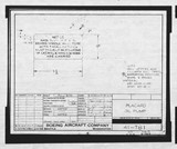 Manufacturer's drawing for Boeing Aircraft Corporation B-17 Flying Fortress. Drawing number 41-781