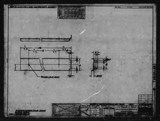 Manufacturer's drawing for North American Aviation B-25 Mitchell Bomber. Drawing number 98-733124