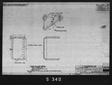 Manufacturer's drawing for North American Aviation B-25 Mitchell Bomber. Drawing number 98-62559