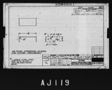 Manufacturer's drawing for North American Aviation B-25 Mitchell Bomber. Drawing number 108-32920