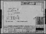 Manufacturer's drawing for North American Aviation B-25 Mitchell Bomber. Drawing number 62A-53282
