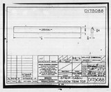 Manufacturer's drawing for Beechcraft Beech Staggerwing. Drawing number D175088