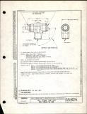 Manufacturer's drawing for Generic Parts - Aviation Standards. Drawing number an825