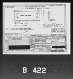 Manufacturer's drawing for Boeing Aircraft Corporation B-17 Flying Fortress. Drawing number 1-21036