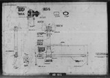 Manufacturer's drawing for North American Aviation B-25 Mitchell Bomber. Drawing number 98-52105