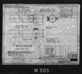 Manufacturer's drawing for North American Aviation B-25 Mitchell Bomber. Drawing number 98-53322