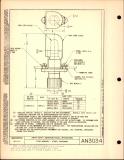 Manufacturer's drawing for Generic Parts - Aviation Standards. Drawing number an3034
