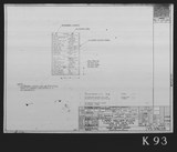Manufacturer's drawing for Chance Vought F4U Corsair. Drawing number 33258