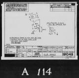 Manufacturer's drawing for Lockheed Corporation P-38 Lightning. Drawing number 191049