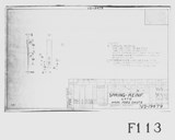 Manufacturer's drawing for Chance Vought F4U Corsair. Drawing number 19479