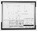 Manufacturer's drawing for Boeing Aircraft Corporation B-17 Flying Fortress. Drawing number 21-6014