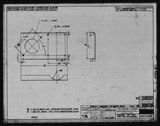 Manufacturer's drawing for North American Aviation B-25 Mitchell Bomber. Drawing number 98-54464