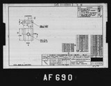 Manufacturer's drawing for North American Aviation B-25 Mitchell Bomber. Drawing number 21-22005