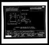Manufacturer's drawing for Lockheed Corporation P-38 Lightning. Drawing number 195423