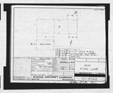 Manufacturer's drawing for Boeing Aircraft Corporation B-17 Flying Fortress. Drawing number 21-9762