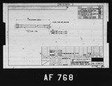 Manufacturer's drawing for North American Aviation B-25 Mitchell Bomber. Drawing number 98-53826