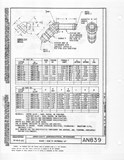 Manufacturer's drawing for Generic Parts - Aviation General Manuals. Drawing number AN839
