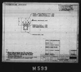 Manufacturer's drawing for North American Aviation B-25 Mitchell Bomber. Drawing number 98-54101
