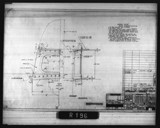 Manufacturer's drawing for Douglas Aircraft Company Douglas DC-6 . Drawing number 3482376