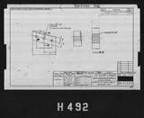 Manufacturer's drawing for North American Aviation B-25 Mitchell Bomber. Drawing number 98-61660